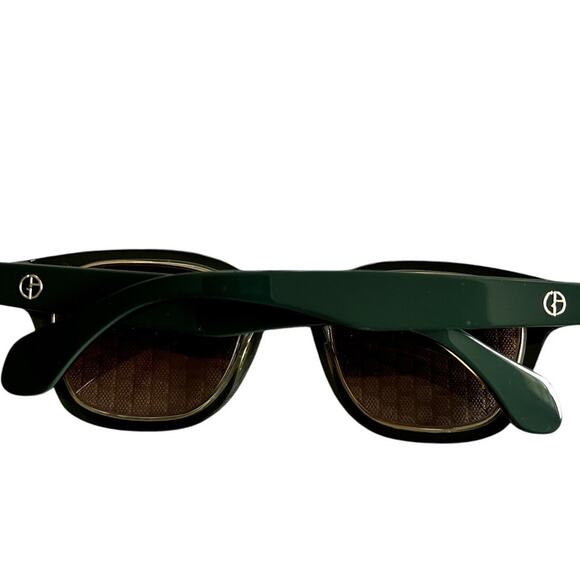 Giorgio Armani Oversized Sunglasses Dark Green NWT display picture 2